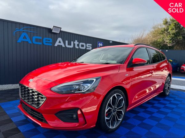 Ford Focus Estate, Diesel, 2019, Red