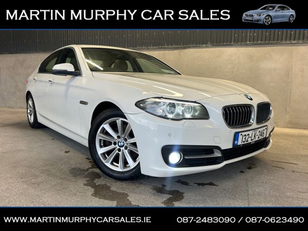 BMW 5-Series Saloon, Diesel, 2013, White
