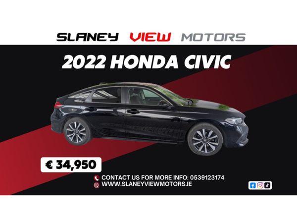 Honda Civic Hatchback, Petrol Hybrid, 2022, Black