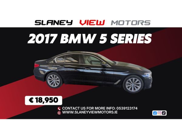 BMW 5-Series Saloon, Diesel, 2017, Black