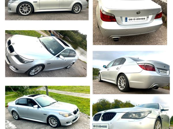 BMW 5-Series Saloon, Diesel, 2009, Silver