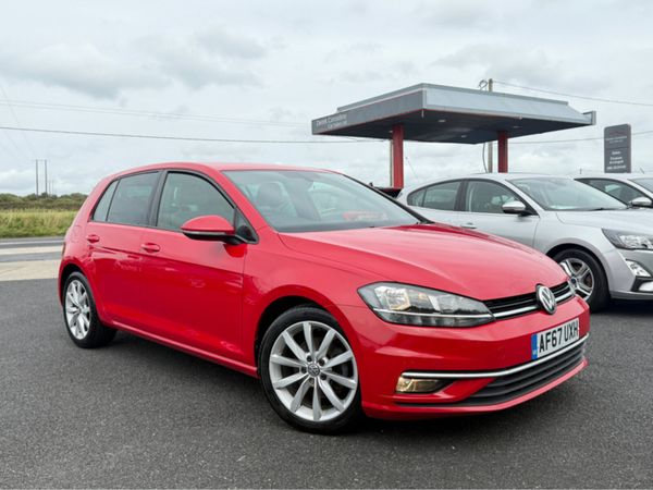 Volkswagen Golf Hatchback, Diesel, 2017, Red