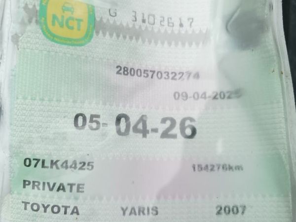 Toyota Yaris Hatchback, Petrol, 2007, Silver