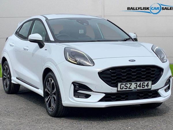 Ford Puma , Petrol Hybrid, 2022, White