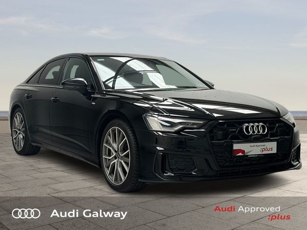 Audi A6 Saloon, Petrol Hybrid, 2024, Black