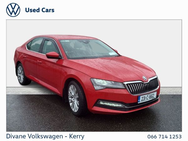 Skoda Superb Saloon, Diesel, 2023, Red