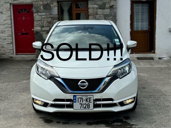 Nissan Note MPV, Petrol Hybrid, 2017, White