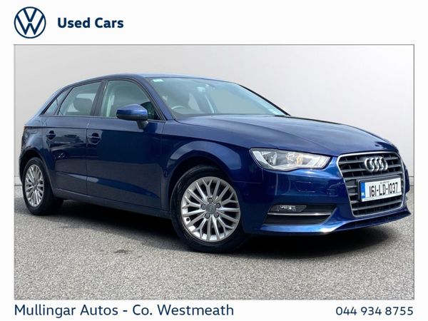 Audi A3 Hatchback, Diesel, 2016, Blue