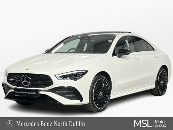 Mercedes-Benz CLA Coupe, Petrol Hybrid, 2024, White