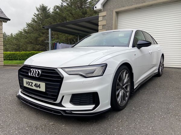 Audi A6 Saloon, Diesel Hybrid, 2021, White