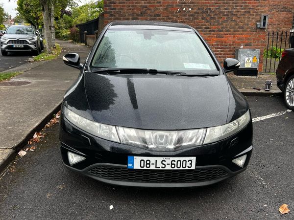 Honda Civic Hatchback, Diesel, 2008, Black