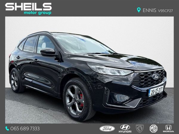 Ford Kuga SUV, Petrol Plug-in Hybrid, 2025, Black
