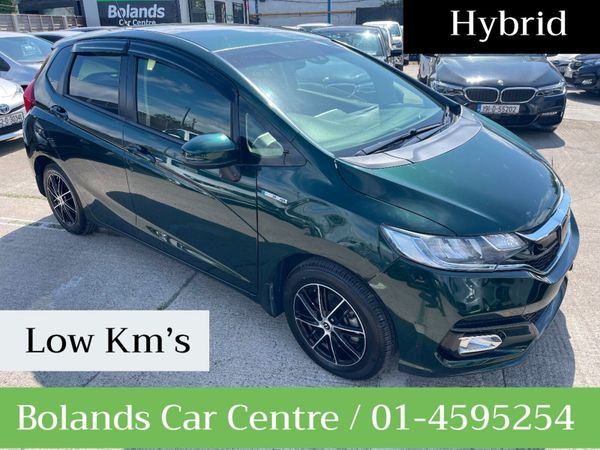 Honda Fit Hatchback, Petrol Hybrid, 2019, Green