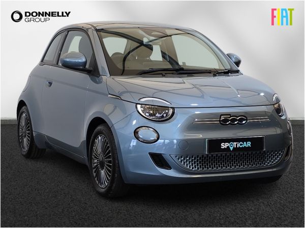Fiat 500 Hatchback, Electric, 2022, Blue