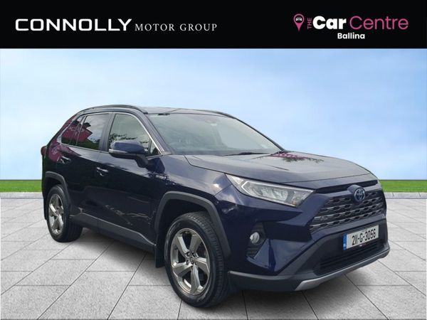 Toyota RAV4 SUV, Petrol Hybrid, 2021, Blue