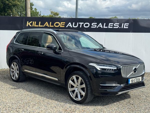 Volvo XC90 SUV, Petrol Plug-in Hybrid, 2016, Black