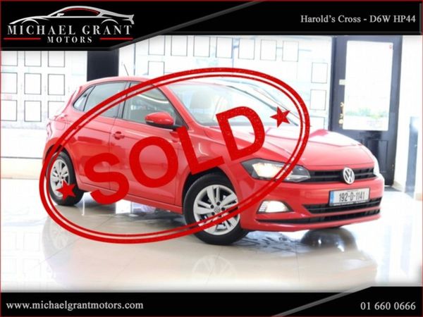 Volkswagen Polo Hatchback, Petrol, 2019, Red