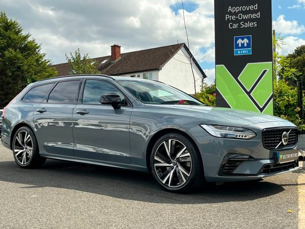 Volvo V90 Estate, Petrol Plug-in Hybrid, 2021, Grey