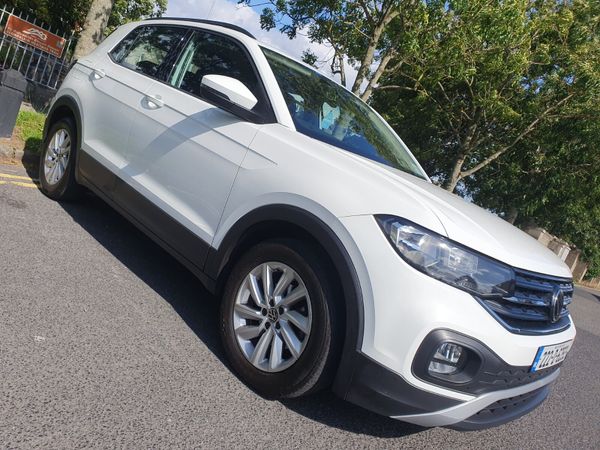 Volkswagen T-Cross Hatchback, Petrol, 2022, Red