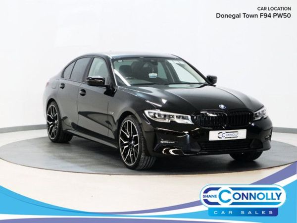 BMW 3-Series Saloon, Petrol Hybrid, 2021, Black