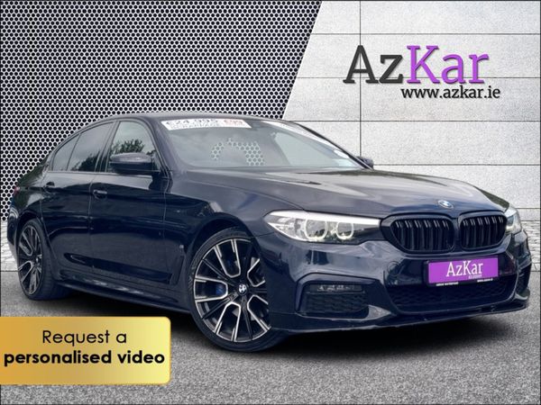 BMW 5-Series Saloon, Petrol Plug-in Hybrid, 2018, Black