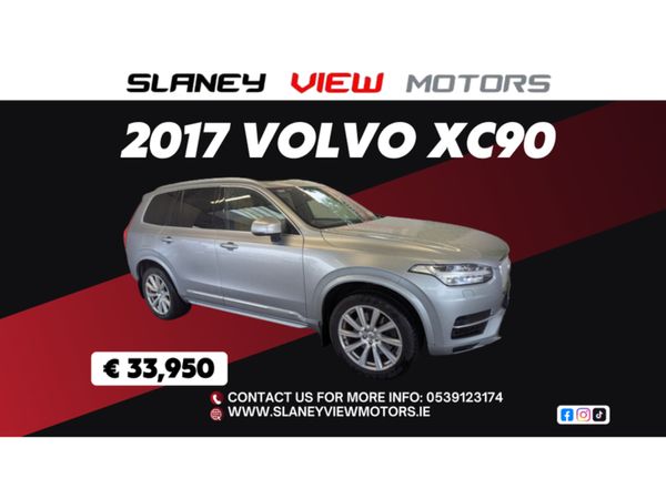 Volvo XC90 Estate, Petrol Hybrid, 2017, Silver