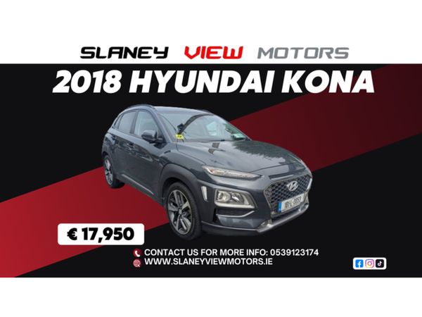 Hyundai KONA MPV, Petrol, 2018, Grey