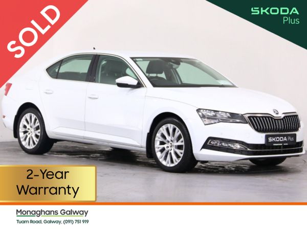 Skoda Superb Hatchback, Diesel, 2023, White