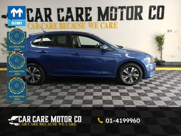 Volkswagen Polo Hatchback, Petrol, 2018, Blue