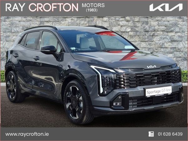Kia Sportage SUV, Diesel Hybrid, 2025, Black