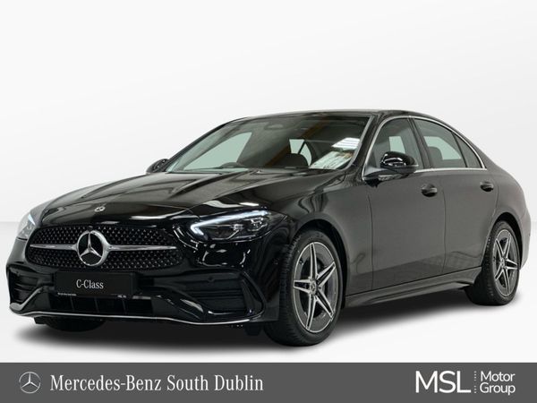 Mercedes-Benz C-Class Saloon, Diesel Hybrid, 2025, Black