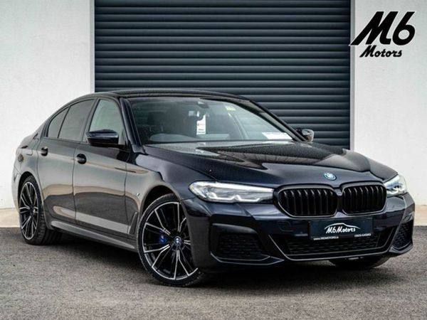 BMW 5-Series Saloon, Hybrid, 2022, Black