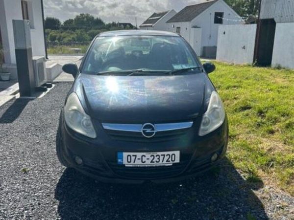 Opel Corsa Hatchback, Petrol, 2007, Black