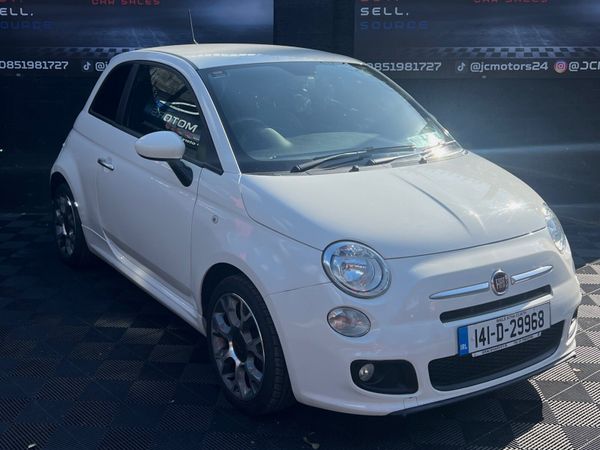 Fiat 500 Hatchback, Petrol, 2014, White