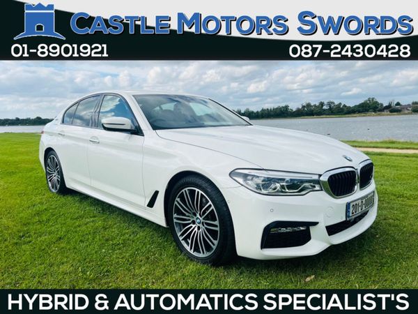 BMW 5-Series Saloon, Petrol Plug-in Hybrid, 2020, White