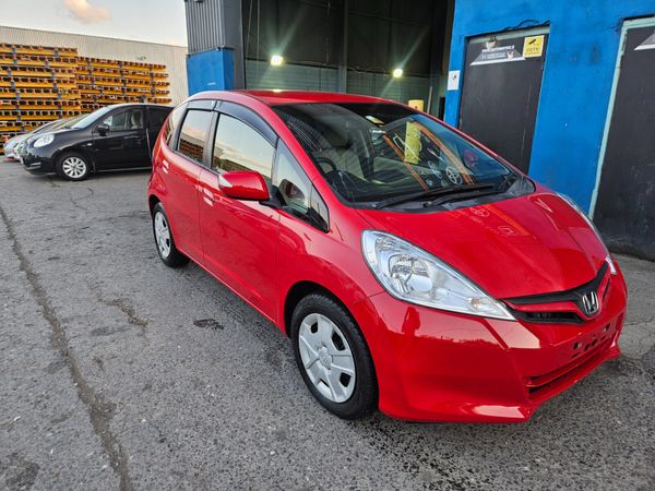 Honda Fit Hatchback, Petrol Hybrid, 2012, Red
