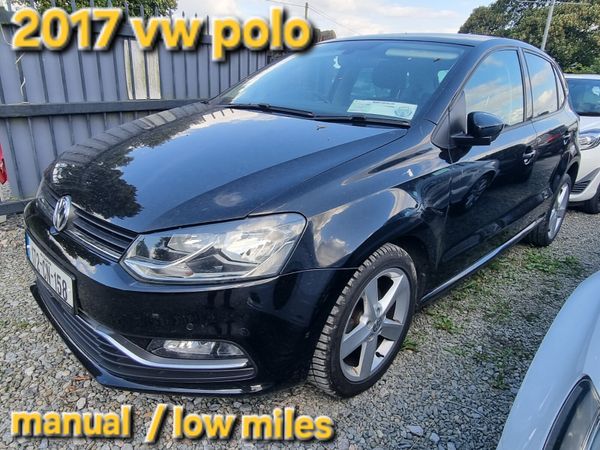 Volkswagen Polo Hatchback, Diesel, 2017, Black