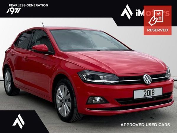 Volkswagen Polo Hatchback, Petrol, 2018, Red