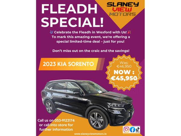 Kia Sorento MPV, Petrol Plug-in Hybrid, 2023, Black