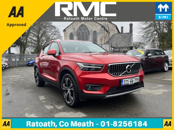 Volvo XC40 SUV, Petrol Plug-in Hybrid, 2022, Orange