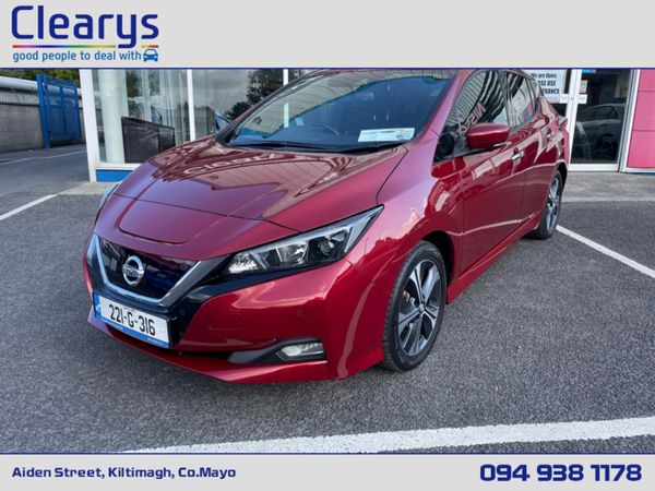 Nissan Leaf Hatchback, Electric, 2022, Red