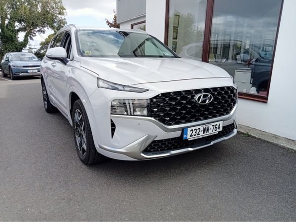 Hyundai Santa Fe SUV, Petrol Plug-in Hybrid, 2023, White