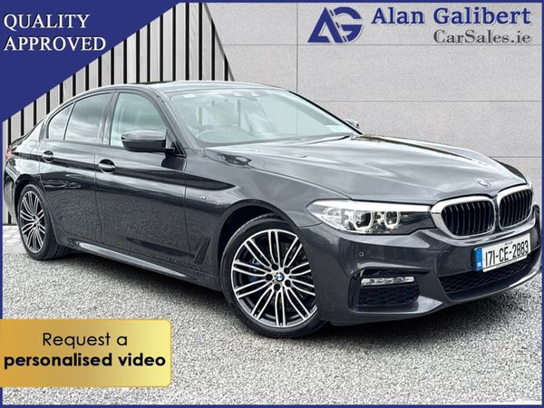 BMW 5-Series Saloon, Petrol, 2017, Grey