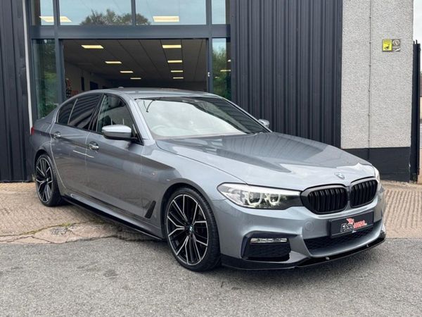 BMW 5-Series Saloon, Diesel, 2018, Blue