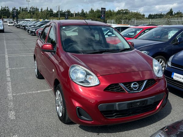 Nissan March Hatchback, Petrol, 2016, Red