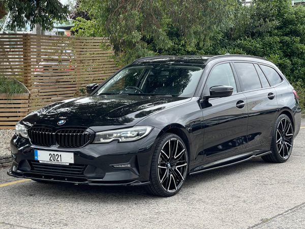 BMW 3-Series Estate, Petrol Plug-in Hybrid, 2021, Black