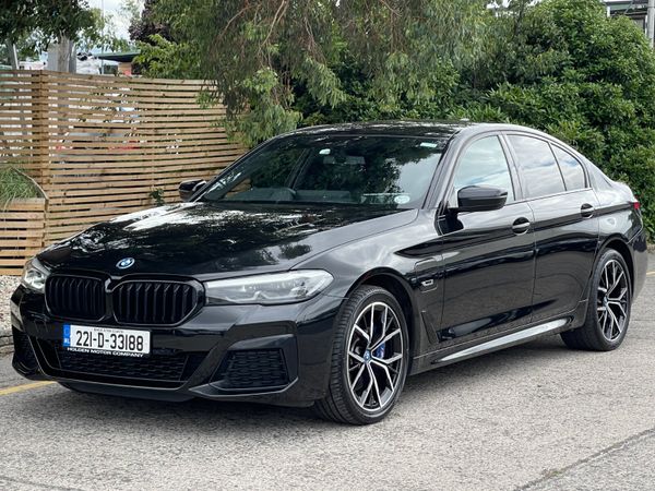 BMW 5-Series Saloon, Petrol Plug-in Hybrid, 2022, Black