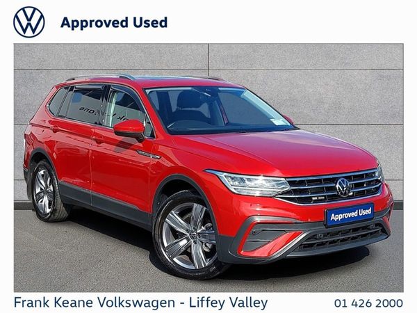 Volkswagen Tiguan Allspace SUV, Diesel, 2023, Red