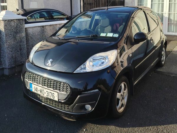 Peugeot 107 Hatchback, Petrol, 2014, Black