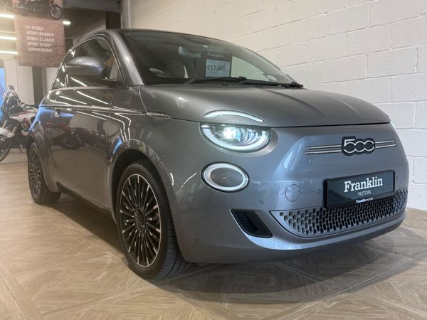 Fiat 500e Hatchback, Electric, 2022, Grey